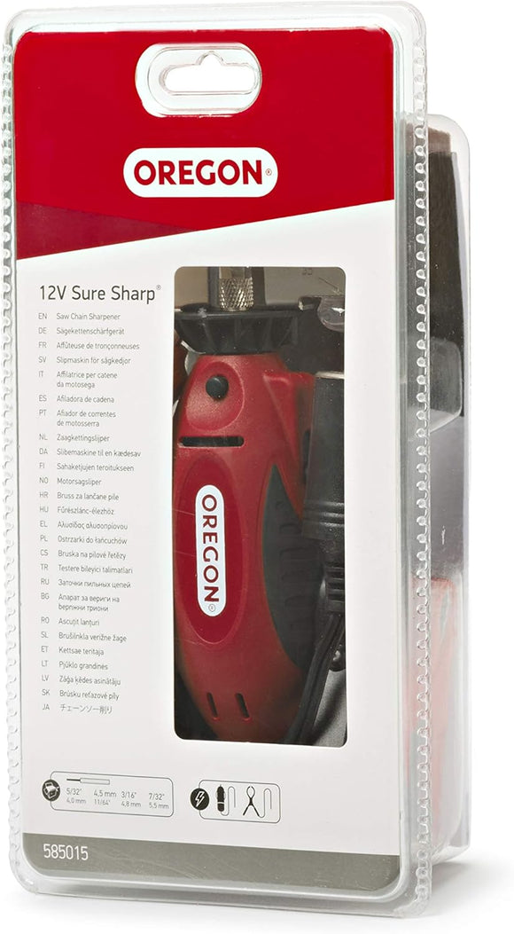 Oregon® 12V Sure Sharp Electric Chainsaw Chain Grinder/Sharpener, Chain Saw Maintenance Sharpening Tool (585015)