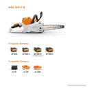 Stihl MSA 160 C-B Battery Chainsaw | ARNS Equipment in Calgary & Online Across Canada