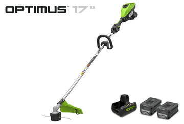 Greenworks Optimus 82V Top mounted 1.3kW String Trimmer Kit (ST131CB)