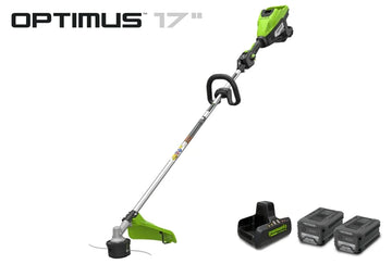 Greenworks OPTIMUS 82V Top mounted 1.3kW String Trimmer Kit | ST131C2