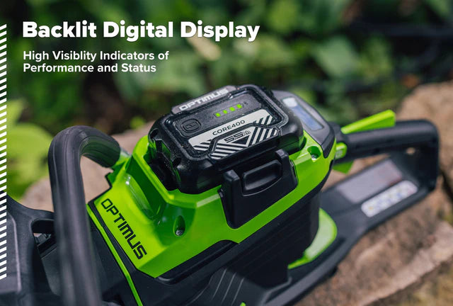 Greenworks OPTIMUS 82V 3.6kw 20" Chainsaw Kit with CORE400 Battery & DP Charger (OCS600-C4DP-20)