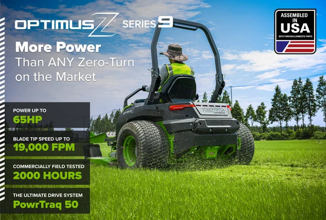 Greenworks OptimusZ Series 9 60" (Rear Discharge) Ride-on ZTR - 24 kWh | OZ960R