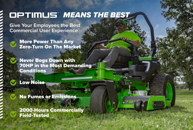 Greenworks OptimusZ Series 9 72" (Side Discharge) Ride-on ZTR - 36 kWh | OZ972