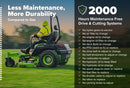 Greenworks OptimusZ Series 9 72" (Side Discharge) Ride-on ZTR - 36 kWh | OZ972-9