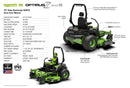 Greenworks OptimusZ Series 9 72" (Side Discharge) Ride-on ZTR - 36 kWh | OZ972-10