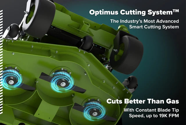 Greenworks OptimusZ Series 9 72" (Side Discharge) Ride-on ZTR - 36 kWh | OZ972