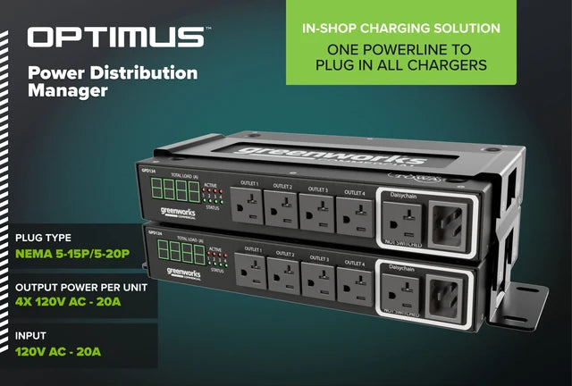 Greenworks OPTIMUS 4-Channel Power Distribution Manager 2-Stack | GPD124-2S