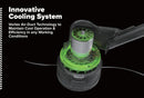 Greenworks 82v 1.2kW Optimus  String Trimmer Core300 w/ Battery & Charger (ST121-C3DP)-4