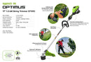 Greenworks Optimus 82V Top mounted 1.3kW String Trimmer Kit (ST131CB)-5
