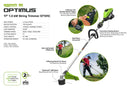 Greenworks OPTIMUS 82V Top mounted 1.3kW String Trimmer - Tool Only | ST131-6