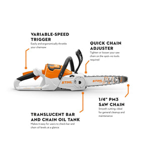 STIHL® MSA 60U C-B Battery Chainsaw | ARNS Equipment in Calgary & Online Across Canada