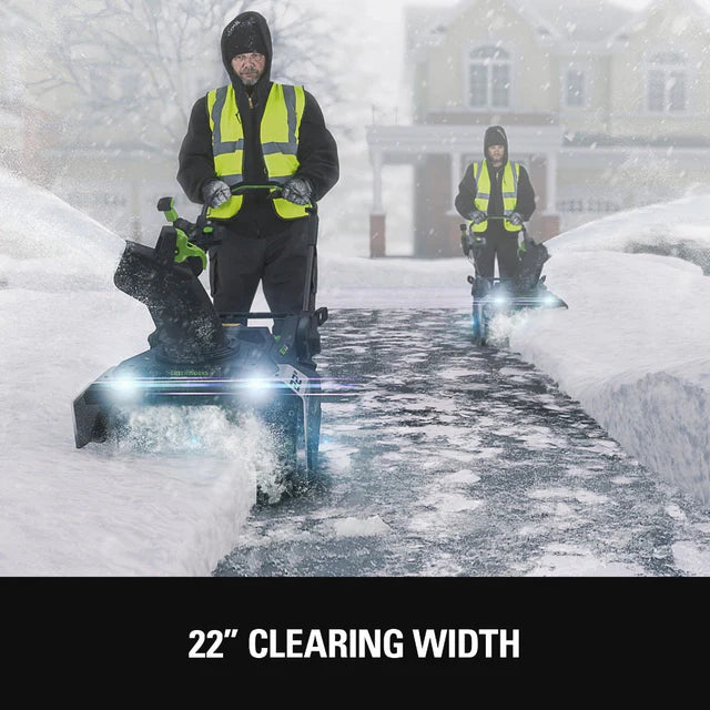 Greenworks 82V Brushless 22" Dual Port Snow Thrower Tool-Only (82SN22)
