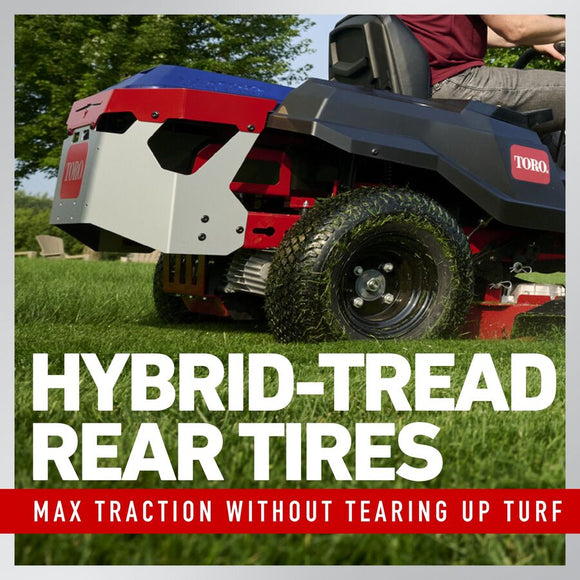 Toro 60V MAX* 54" TimeCutter® MyRIDE® Zero Turn Mower with (5) 10.0Ah & (1) 4.0Ah Batteries and Charger (75851) | ARNS Equipment in Calgary & Online Across Canada