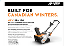 Stihl SFA120 Battery Powered Snow Blower | AP Battery Set-2