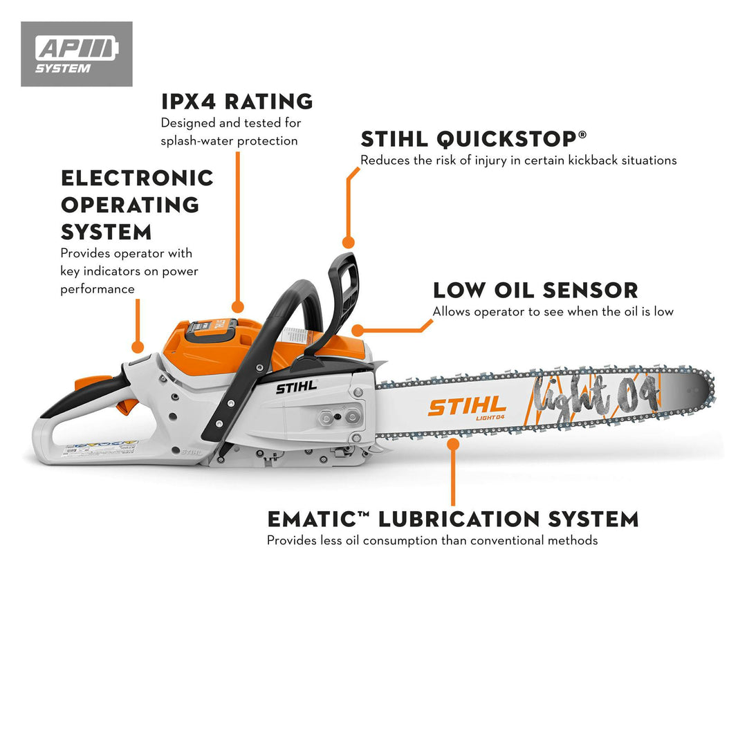 STIHL® MSA 300 C-O Battery Chainsaw (Tool Only) | ARNS Equipment Calgary