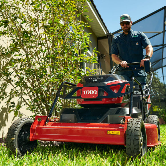 Toro 30" 60V Max* TurfMaster Revolution Electric Mower with (3) 10.0Ah Batteries and Charger (22232) | ARNS Equipment in Calgary & Online Across Canada
