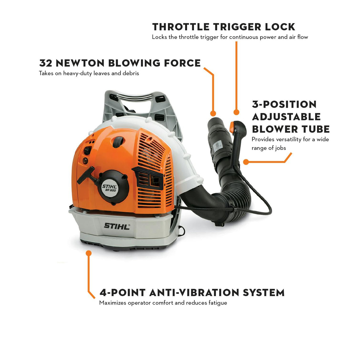 Stihl BR 600 BACKPACK BLOWER | ARNS Equipment in Calgary & Online Across Canada