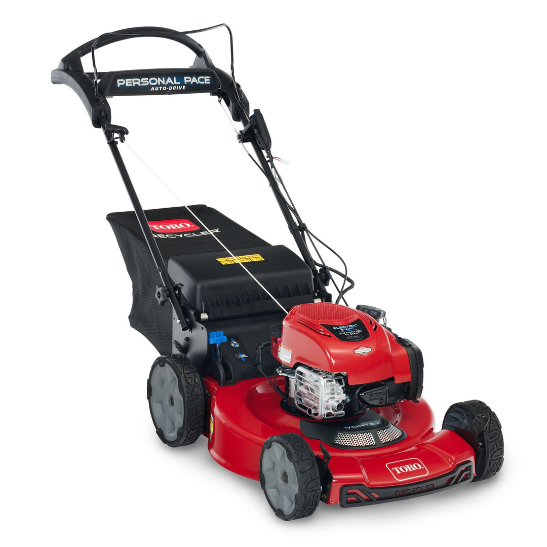 Toro® 22" Recycler® Electric Start w/Personal Pace® Gas Walk Behind Lawn Mower | Arns Equipment Calgary