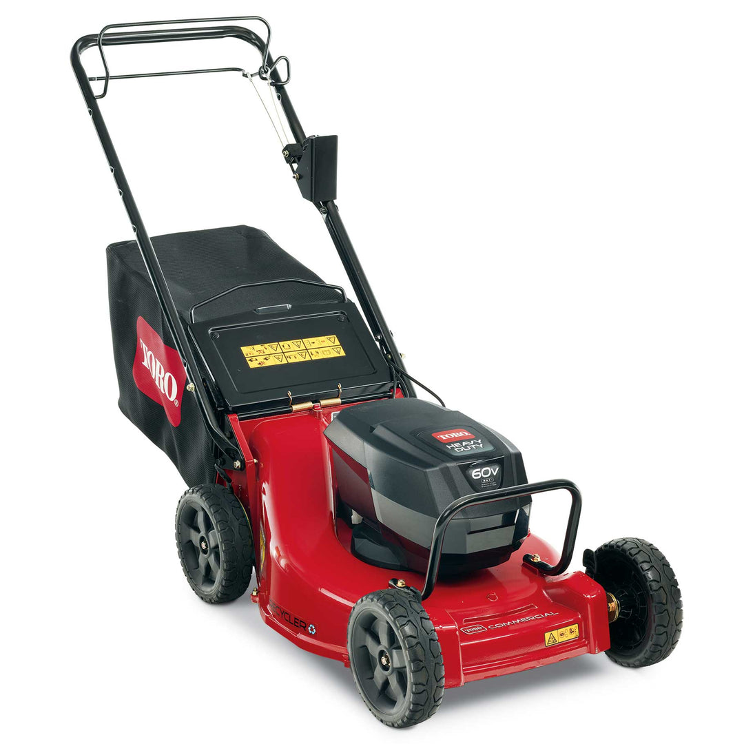 Toro® 21" Heavy Duty Variable Speed Zone Start 60V MAX* Electric Battery 2-Bail Walk behind Lawn Mower w/ (2) 7.5Ah Batteries & Charger (22282)