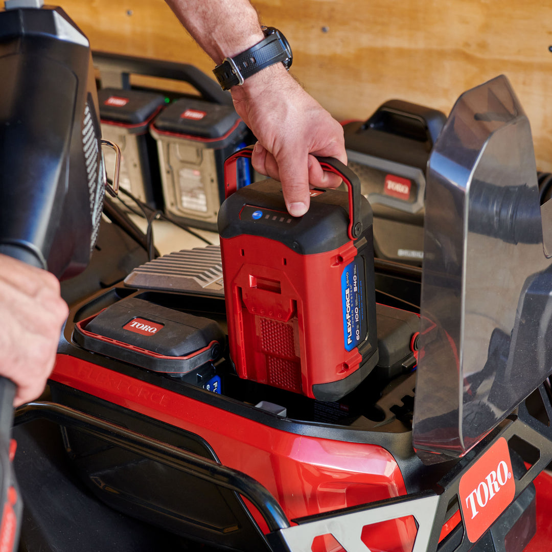 Toro 30" 60V Max* TurfMaster Revolution Electric Mower with (3) 10.0Ah Batteries and Charger (22232) | ARNS Equipment in Calgary & Online Across Canada