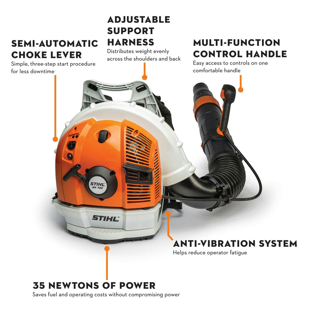 Stihl BR 700 BACKPACK BLOWER | ARNS Equipment in Calgary & Online Across Canada