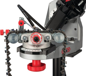 Oregon® Professional 120-Volt Bench Grinder w/ Hydraulic Clamping | Universal Saw Chain Sharpener (620-120)