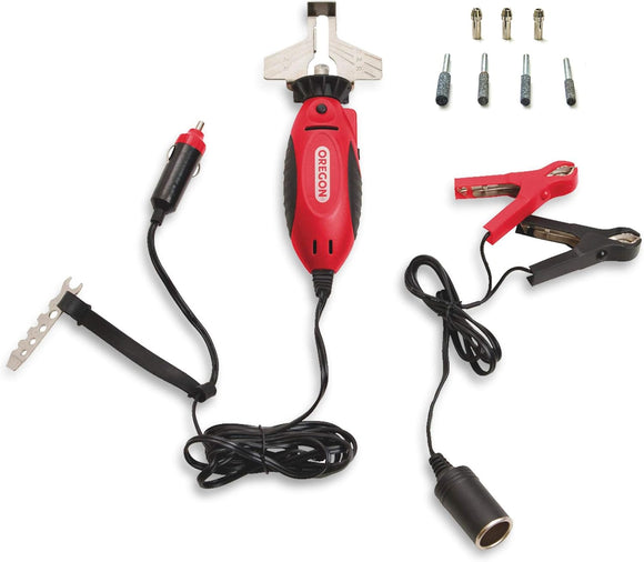 Oregon® 12V Sure Sharp Electric Chainsaw Chain Grinder/Sharpener, Chain Saw Maintenance Sharpening Tool (585015)