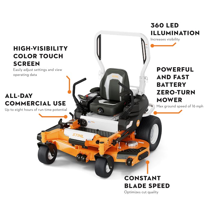 STIHL® RZA 760 60" Electric Zero Turn Mower | ARNS Equipment in Calgary & Online Across Canada