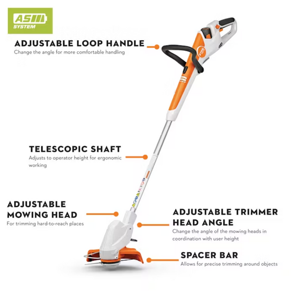STIHL® FSA 30-2S Battery Trimmer w/ 2 Batteries & Charger | ARNS Equipment in Calgary & Online Across Canada