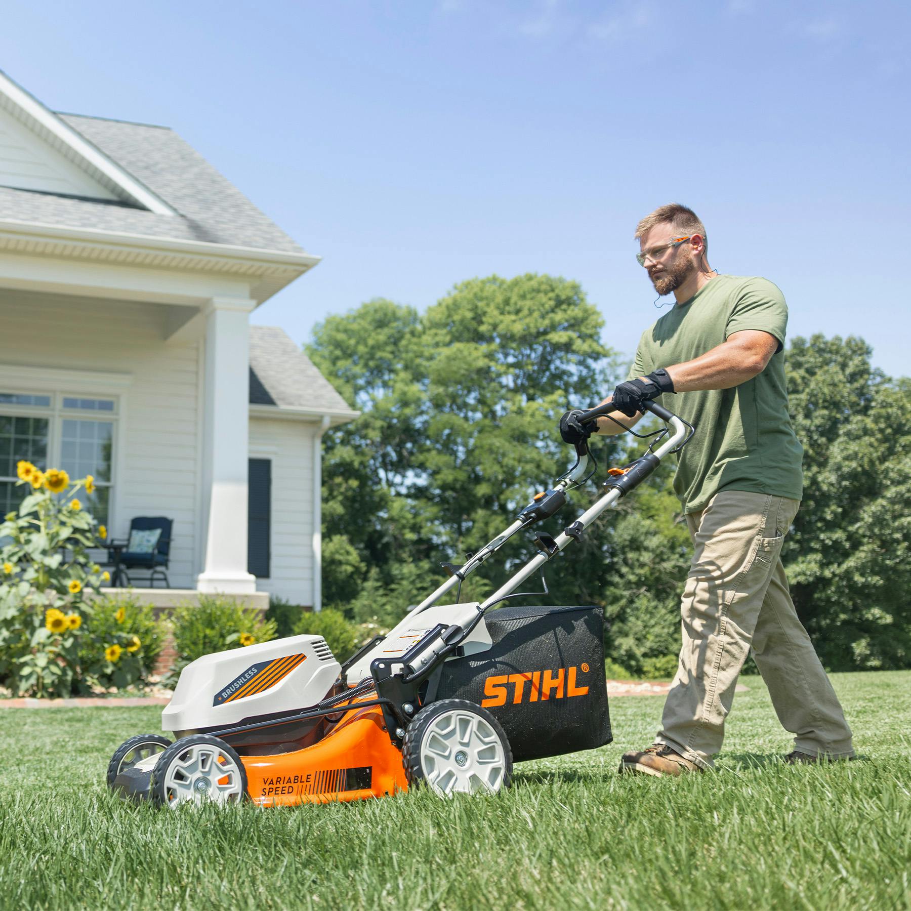 STIHL® RMA 348V Battery Powered Walk Behind Lawn Mower - 0