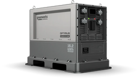 Optimus 16.2 kWh EnergyCube w/ (2) Caddies | CUBE16