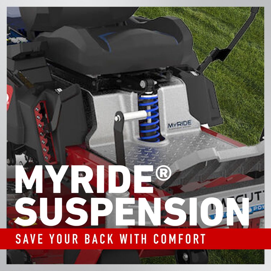 Toro 60V MAX* 54" TimeCutter® MyRIDE® Zero Turn Mower with (5) 10.0Ah & (1) 4.0Ah Batteries and Charger (75851) | ARNS Equipment in Calgary & Online Across Canada