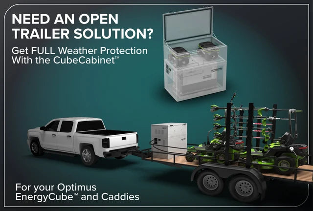 Optimus 16.2 kWh EnergyCube w/ (2) Caddies | CUBE16