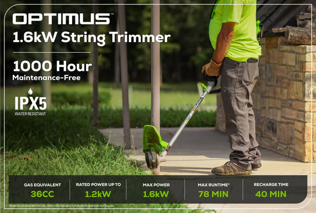 Greenworks Optimus 82V 1.6 kW Attachment-Capable Powerhead Core400 Kit (OAS161-C4DP)