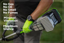 Greenworks OPTIMUS 82V Straight Shaft Edger with CORE400 Batteries and Dual Port Charger | ES161-C4DP-3