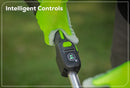 Greenworks OPTIMUS 82V Straight Shaft Edger with CORE400 Batteries and Dual Port Charger | ES161-C4DP-4