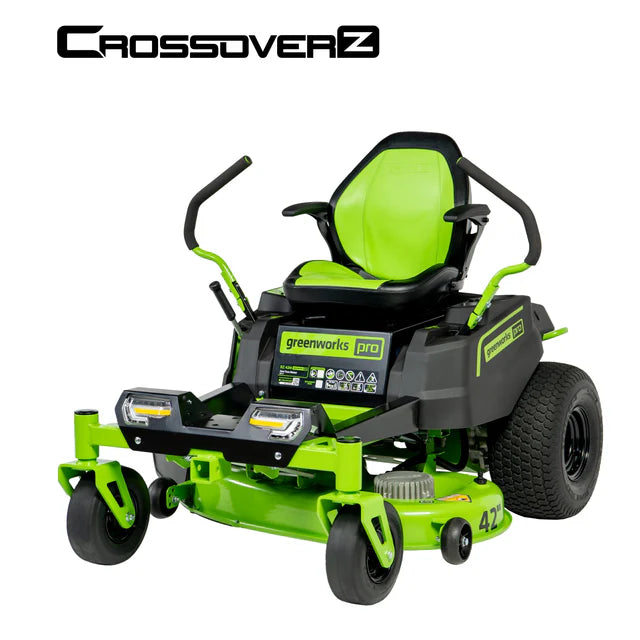 Greenworks 82V CrossoverZ 42" Ride-On Zero Turn Mower (CRZ428)