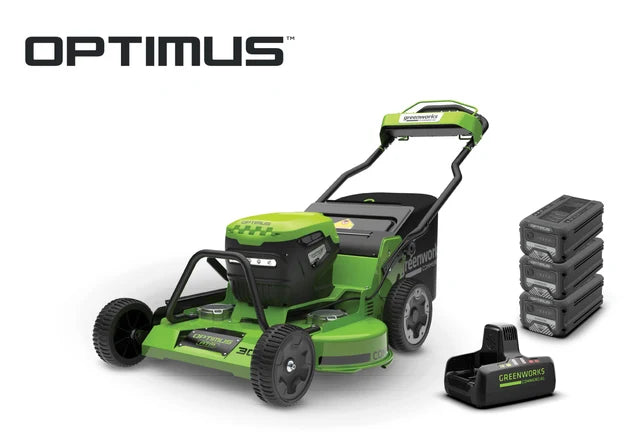 Greenworks OPTIMUS 82V 30" All-Terrain Mower with (3) CORE530 Batteries and DP Charger | ATM30-C5DP