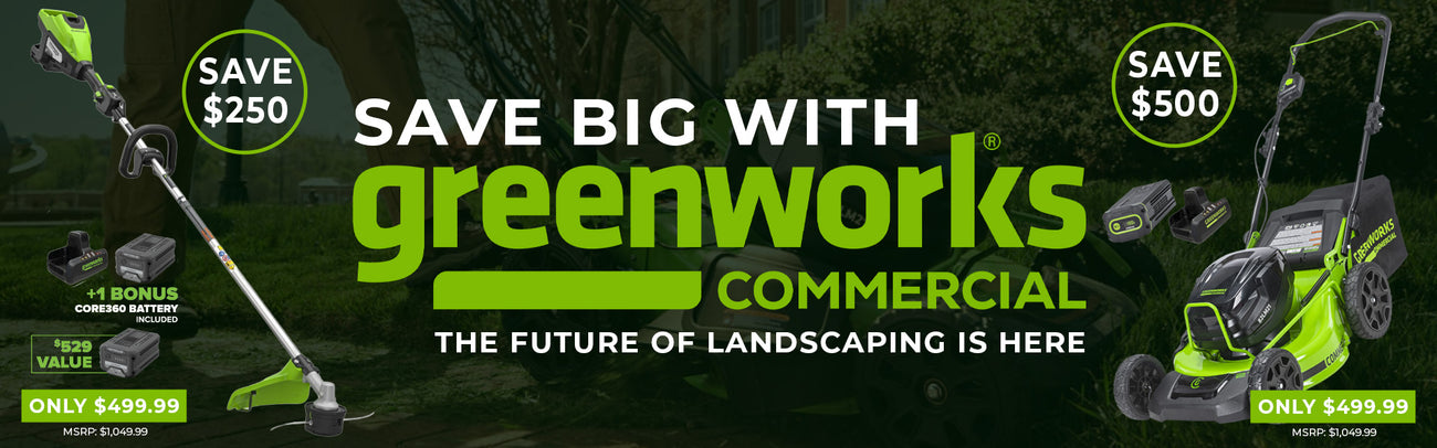 Greenworks sales banner july 2026