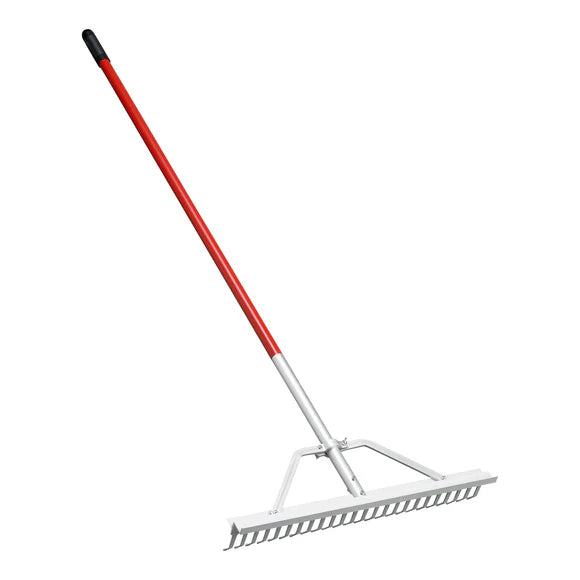 Full Aluminum Landscape Rake, 24 in. Head, 24 Tines