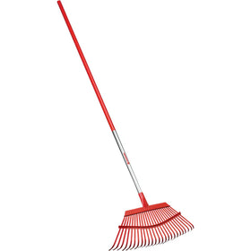 Corona® Fixed Tine Leaf Rake, 19 in. Head, 25 Tines, Aluminum Handle (RK 62061)