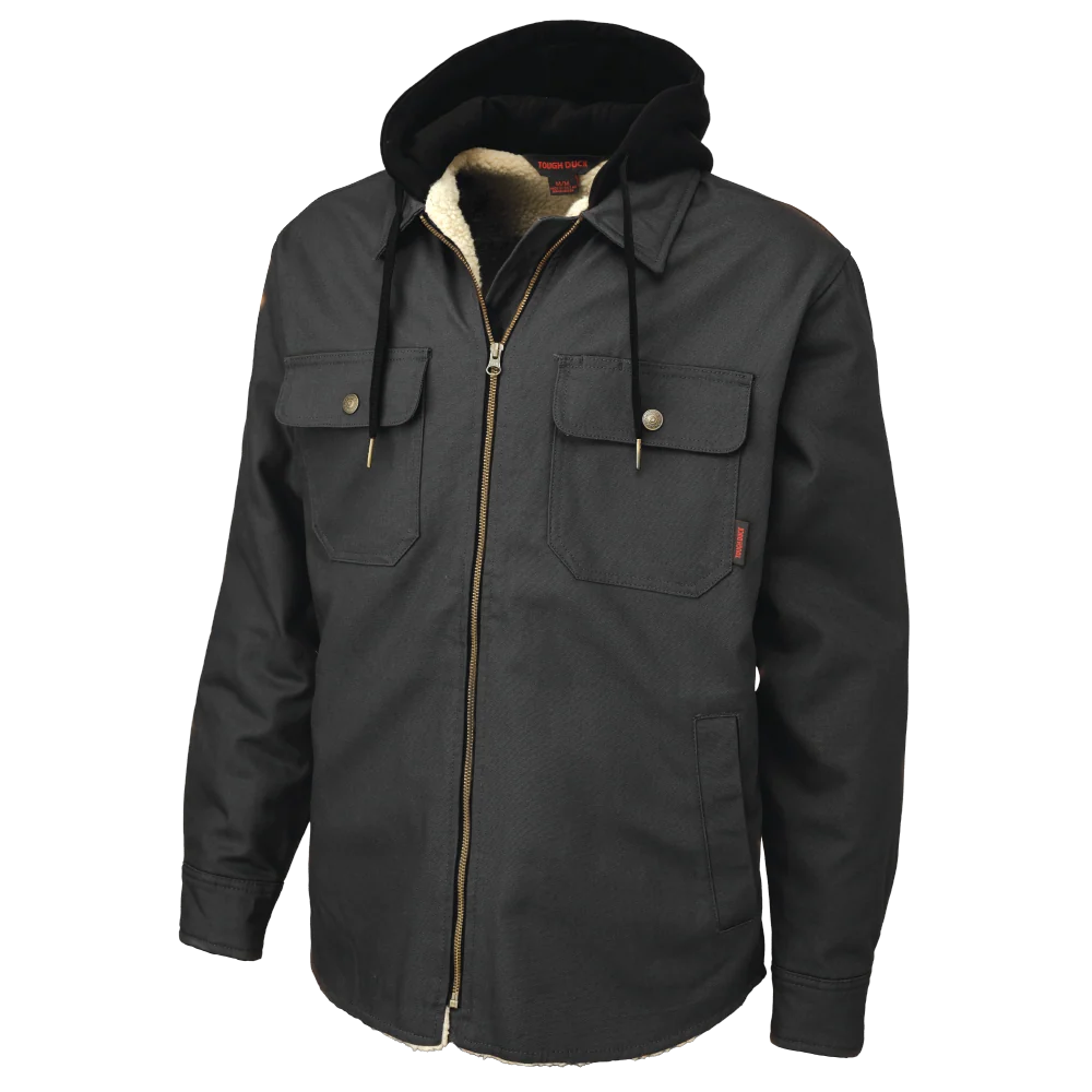 Tough Duck Sherpa-Lined Duck Jac-Shirt