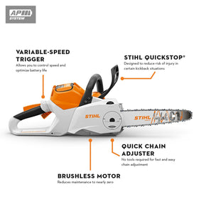 Stihl MSA 160 C-B Battery Chainsaw | ARNS Equipment in Calgary & Online Across Canada