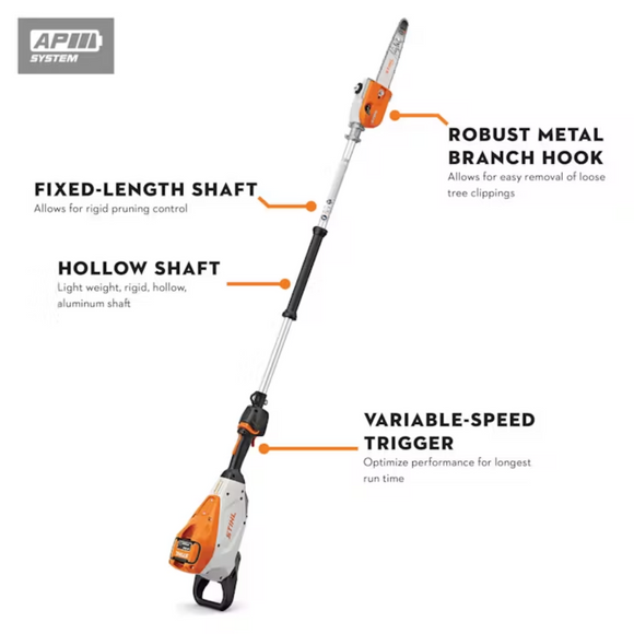 STIHL HTA 150 CORDLESS POLE PRUNER (Tool Only) | ARNS Equipment in Calgary & Online Across Canada