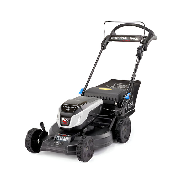 Toro 60V Max* 21" Super Recycler® w/ Personal Pace® & SmartStow® Walk Behind Lawn Mower w/ 7.5Ah Battery (21568)