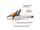 STIHL® MS 182 Chainsaw W/ 16" Bar | ARNS Equipment in Calgary & Online Across Canada