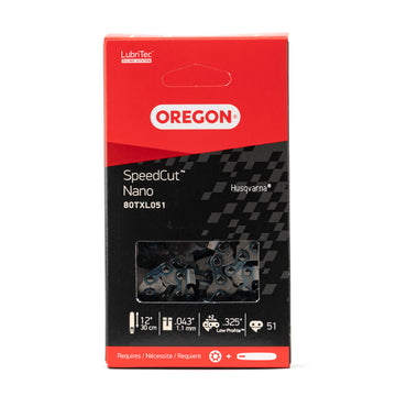 Oregon® SpeedCut™ Nano Saw Chain, 12" (80TXL051G)