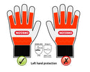 Oregon® Chainsaw Left-Hand Protection Leather Gloves – Extra Large (size 11) (91305XL)