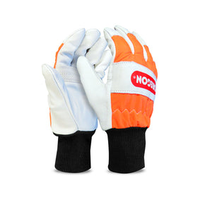 Oregon® Chainsaw Left-Hand Protection Leather Gloves – Medium (size 9) (91305M) - 0