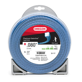 Oregon Platinum Gatorline Supertwist Trimmer Line, .08" by 207' (20-117)
